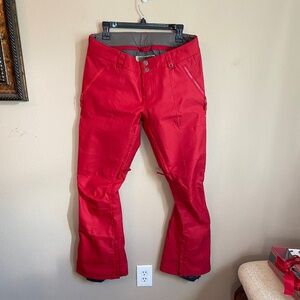 Burton Women's Dry Ride Ski/Snowboard Pants L Red